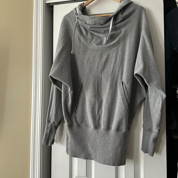 Lululemon Athletica Gray Cowl Neck Sweater
